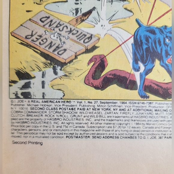 G.i.joe, a real American hero comic # 27, bagged and boarded - Picture 5 of 6
